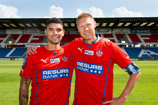 Helsingborgs nyförvärv Victor Pálsson och Markus