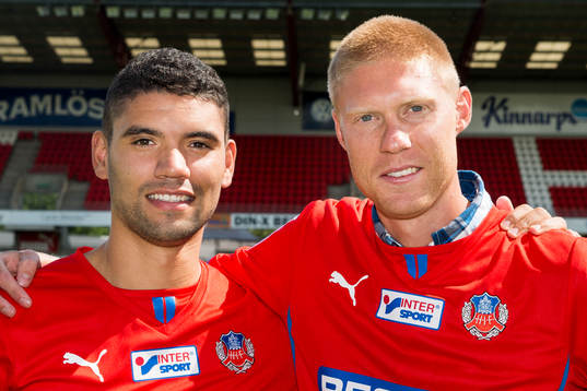 Helsingborgs nyförvärv Victor Pálsson och Markus