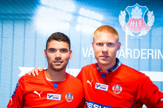 Helsingborgs nyförvärv Victor Pálsson och Markus
