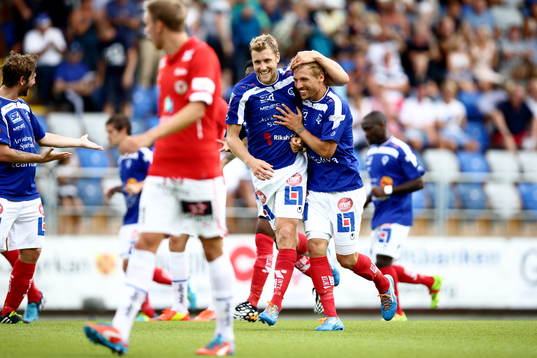 Åtvidabergs Daniel Hallingström och Martin Christensen