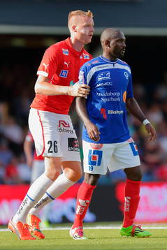 Kalmars Marcus Nilsson och Åtvidabergs John Owoeri