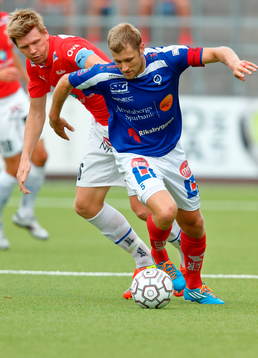 Kalmars David Elm och Åtvidabergs Daniel Hallingström