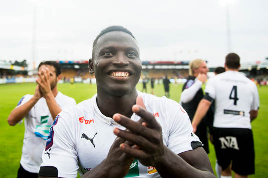 Örebros Alhassan Kamara gjorde matchens enda mål och