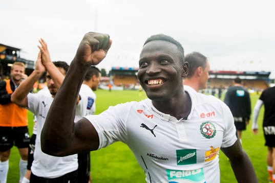 Örebros Alhassan Kamara gjorde matchens enda mål och