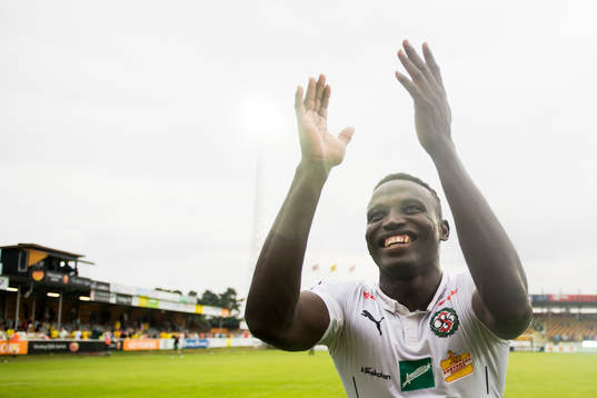 Örebros Alhassan Kamara gjorde matchens enda mål och