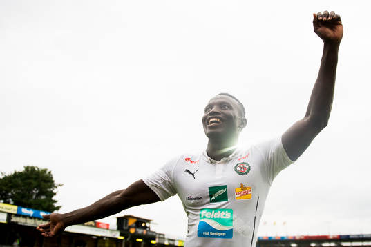 Örebros Alhassan Kamara gjorde matchens enda mål och