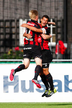 Brommapojkarnas Gustav Sandberg Magnusson och Mauricio