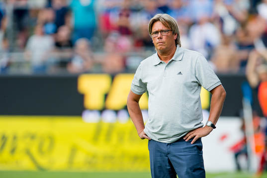 Djurgårdens tränare Per Olsson deppar