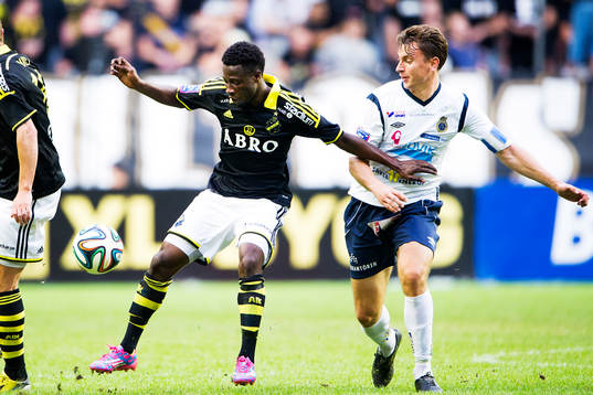 s Ebenezer Ofori mot Gefles Marcus Hansson
