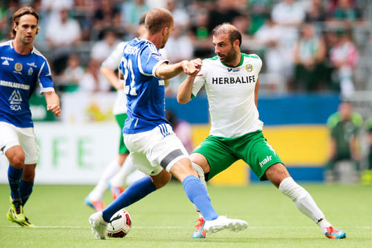 Hammarbys Kennedy Bakircioglu och GIF Sundsvalls Eric