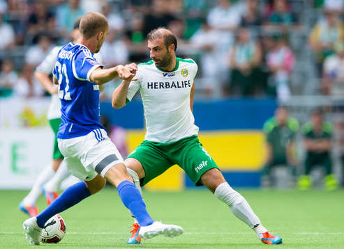 Hammarbys Kennedy Bakircioglu  utmanar GIF Sundsvalls Eric