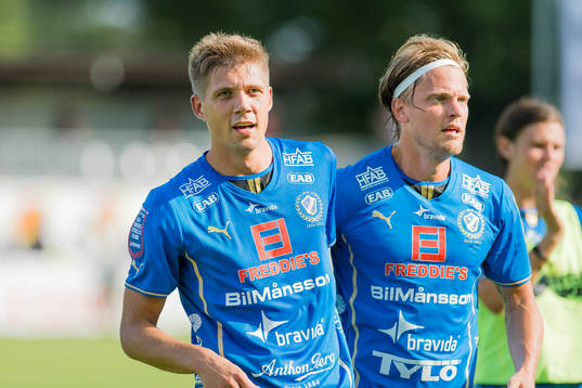 Halmstads Mikael Boman och Kristoffer Fagercrantz