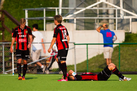 Brommapojkarnas Martin Falkeborn, Jacob Une Larsson och