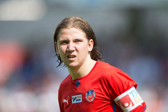 Helsingborgs Darijan Bojanic i matchen i allsvenskan mellan