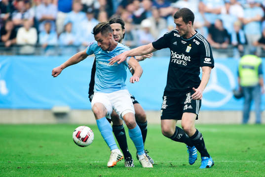 Malmö FFs Markus Rosenberg IFK Göteborgs Jakob Johansson