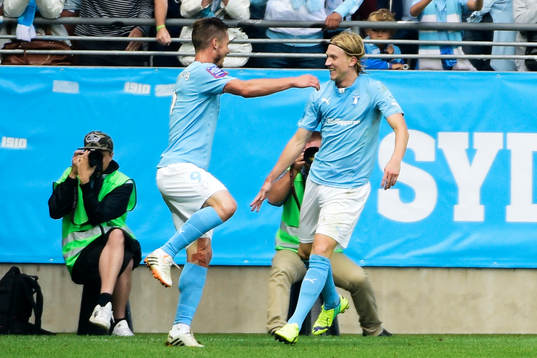 Malmö FFs Markus Rosenberg jublar