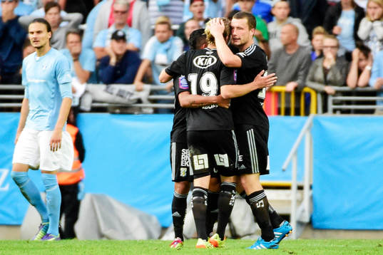 IFK Göteborgs Gustav Engvall jublar
