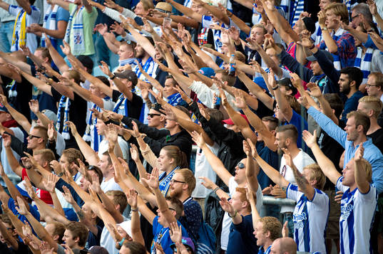 IFK Göteborgs supportrar på läktaren