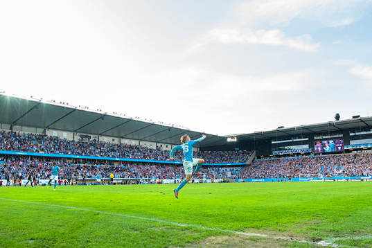 Malmö FFs Emil Forsberg jublar