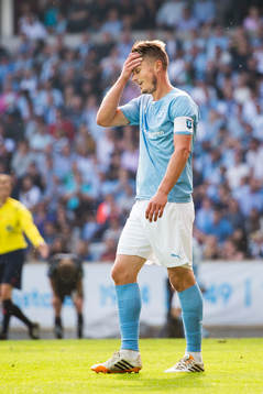 Malmö FFs Markus Rosenberg deppar
