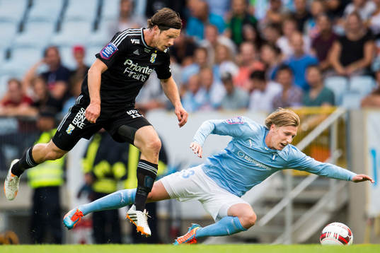 IFK Göteborgs Gustav Svensson och Malmö FFs Emil Forsberg