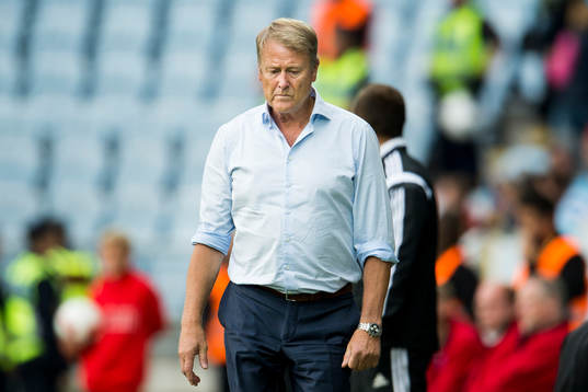 Malmö FFs tränare Åge Hareide deppar