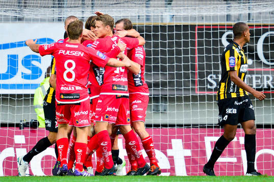 Elfsborgs spelare jublar
