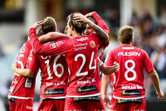 Elfsborgs spelare jublar
