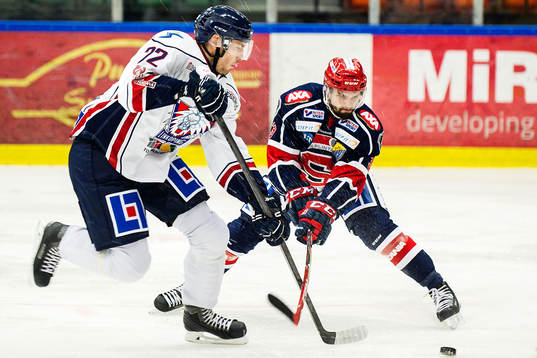 Linköpings Mattias Sjögren och  Södertäljes Mattias Beck