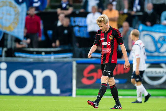 Brommapojkarnas Gustav Sandberg Magnusson ser deppig ut