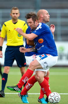 Åtvidabergs Allan Arenfeldt Olesen och Daniel Sjölund
