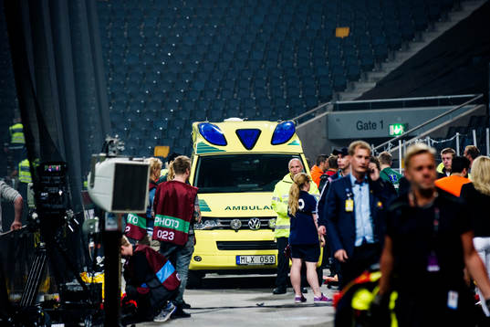 Djurgårds supportrar får sjukvård