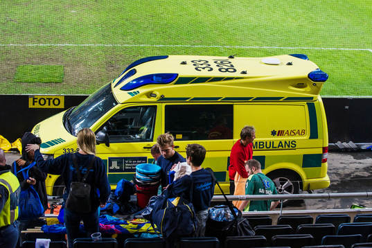 Djurgårds supportrar får sjukvård