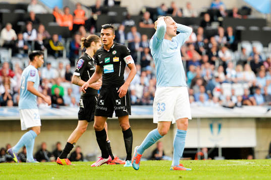 Malmö FFs Emil Forsberg deppar