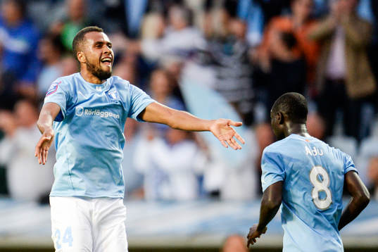 Malmö FFs Isaac Kiese Thelin jublar