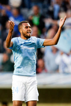 Malmö FFs Isaac Kiese Thelin jublar