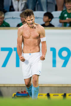 Malmö FFs Markus Rosenberg jublar