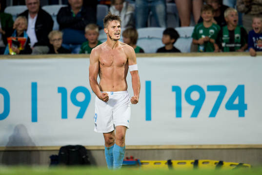 Malmö FFs Markus Rosenberg jublar