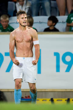 Malmö FFs Markus Rosenberg jublar