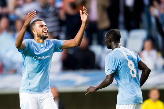 Malmö FFs Isaac Kiese Thelin jublar