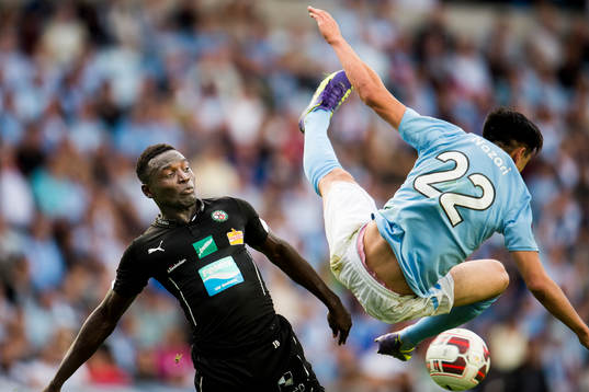 Örebros Alhassan Kamara och Malmö FFs Amin Nazari