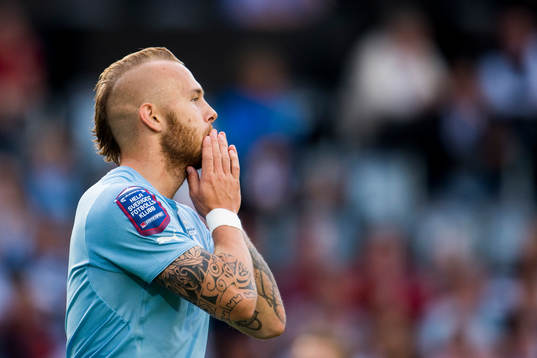 Malmö FFs Magnus Eriksson deppar