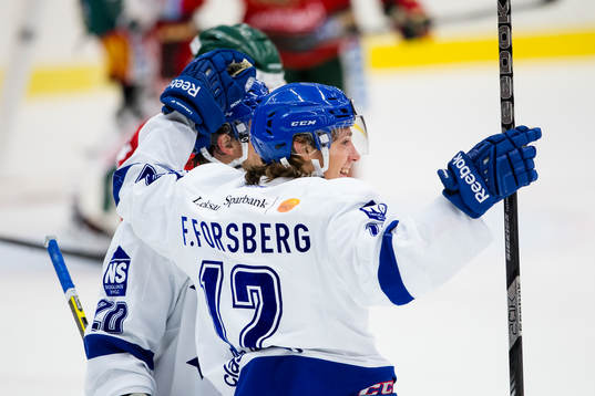 Leksands Fredrik Forsberg jublar