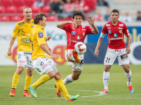 Falkenbergs Christoffer Carlsson , Falkenbergs Anton Wede
