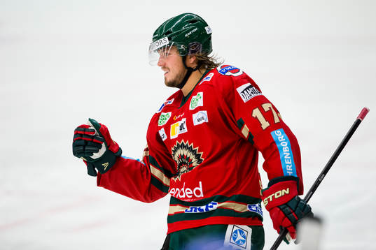 Frölundas Sebastian Stålberg jublar