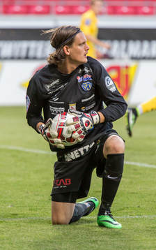 Falkenbergs målvakt Otto Martler
