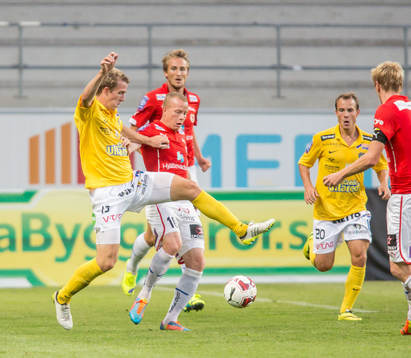 Falkenbergs Adam Eriksson och Kalmars Tobias Eriksson