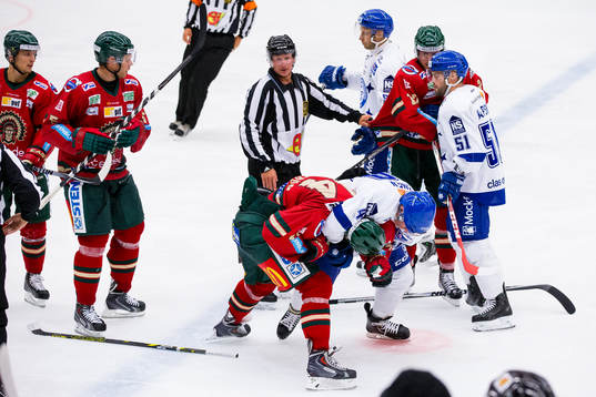 Frölundas Pontus Widerström och Leksands Tomi Sallinen
