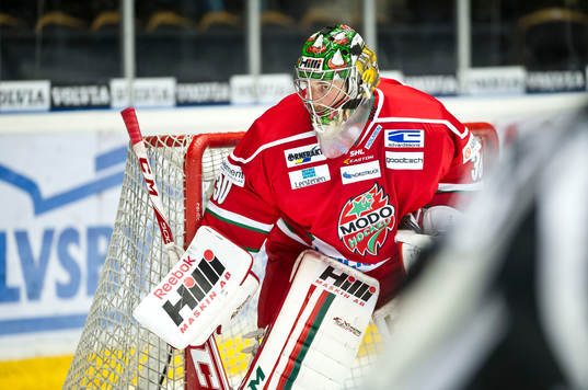 Modos målvakt Linus Ullmark