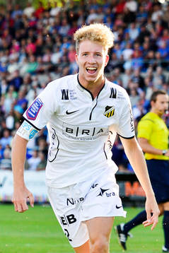 Häckens Samuel Gustafson jublar